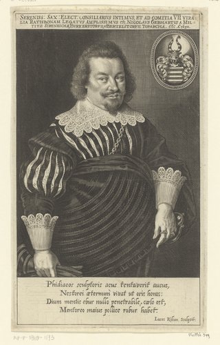 Portret van Nicolaus Gebhard von Miltitz