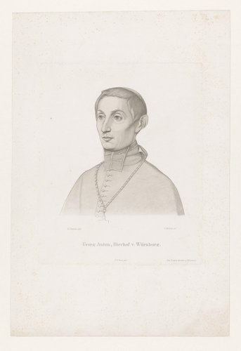 Portret van Georg Anton Stahl