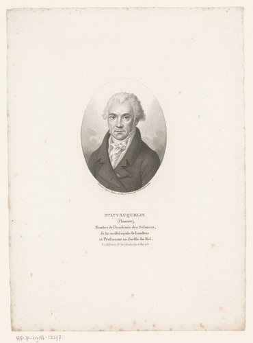 Portret van Louis Nicolas Vauquelin