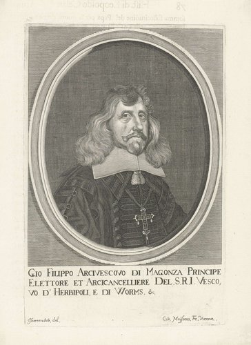 Portret van Johann Philipp von Schönborn
