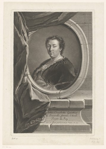 Portret van Anne Charlotte Gauthier de Loiserolle