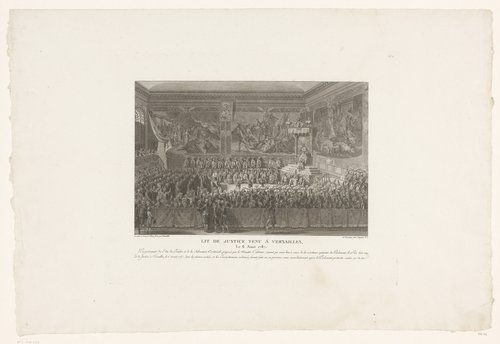 Juridische zitting in Versailles