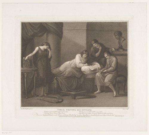 Vergilius schrijft zijn grafschrift