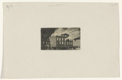 Brand in Museum Boijmans, 1864