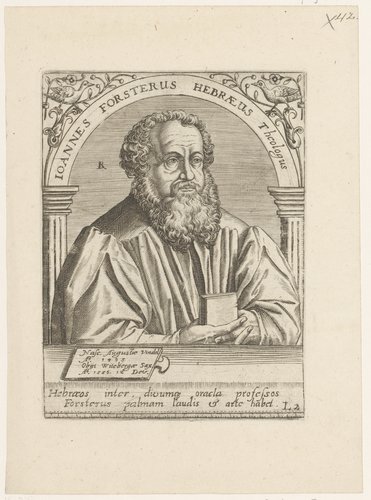 Joannes Forsterus Hebraeus Theologus by Robert Boissard