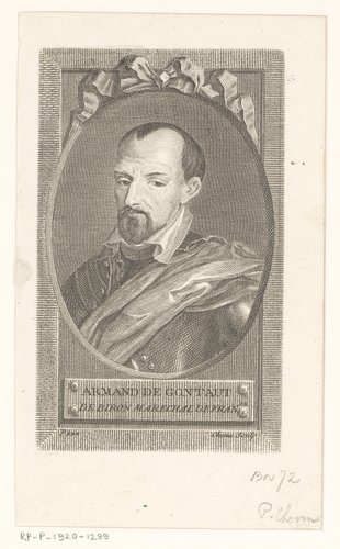 Portret van Armand de Gontaut hertog van Biron