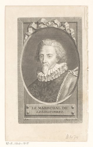 Portret van François de Bonne hertog van Lesdiguières