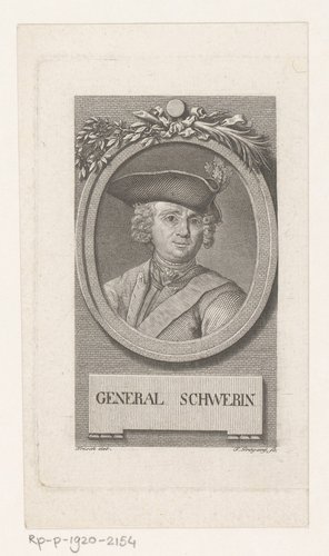 Portret van Kurd Christoph von Schwerin