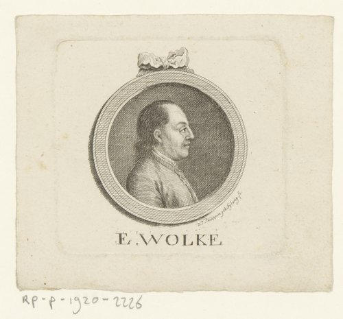 Portret van E. Wolke