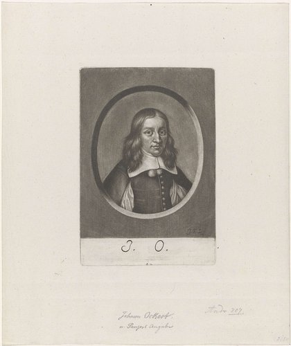 Portret van Johann Ockert by Johann Friedrich Leonard
