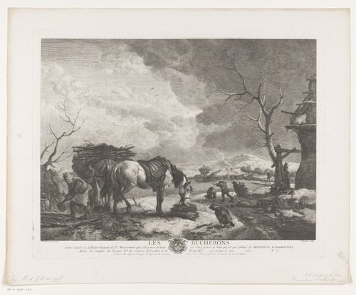 Prenten naar schilderijen door Philips Wouwerman