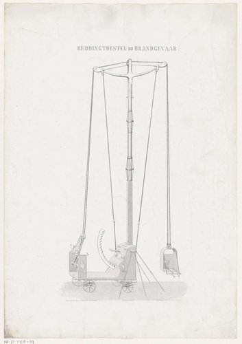 Reddingtoestel bij brandgevaar