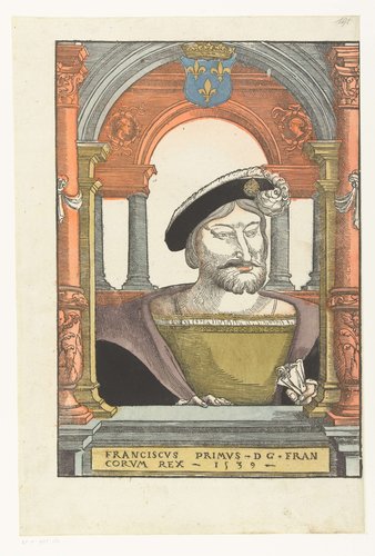 Franciscus primus - d g . francorum rex by Hans Liefrinck (I)