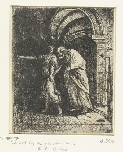 Bevrijding van Petrus by Anthony de Vos