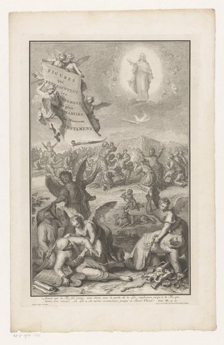 Christus verschijnt aan de hemel