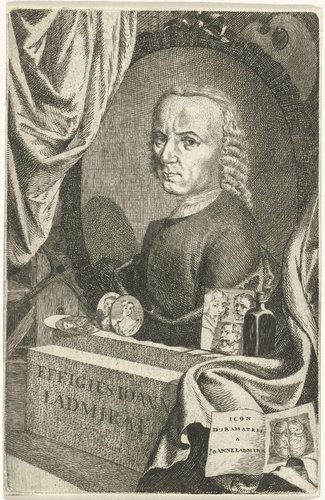 Zelfportret van Jan l'Admiral