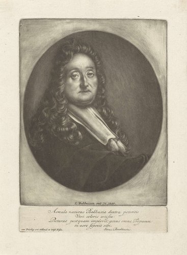 Zelfportret van Ludolf Bakhuysen