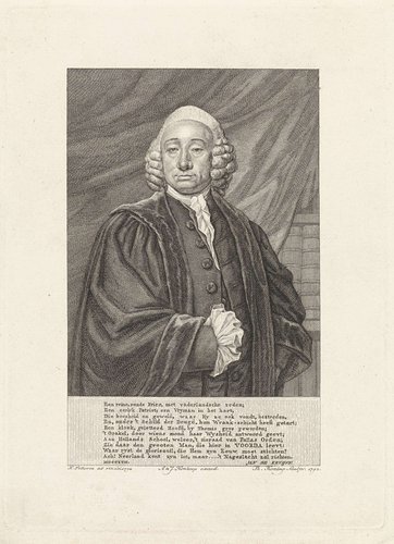 Portret van Bavius Voorda
