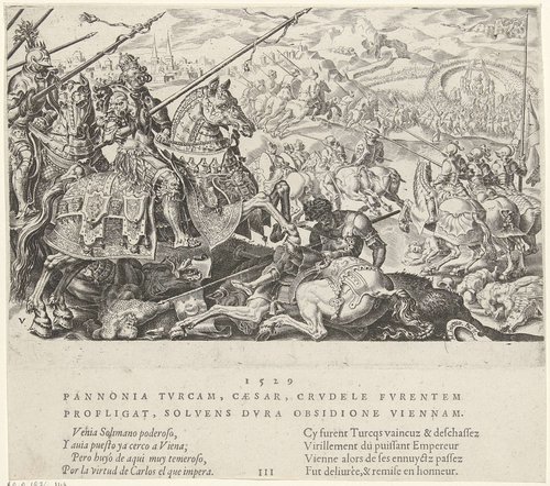 Ontzet van Wenen by Dirck Volckertsz. Coornhert