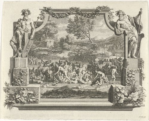 Overstroming van de Rijn en de Waal
