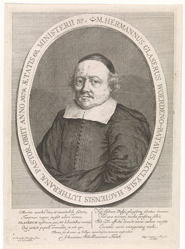 Portret van Hermanus Glaserus