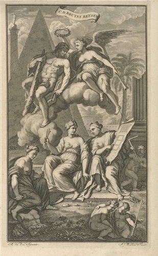 Titelpagina voor: Cornelis de Bruyn, Reizen van Cornelis de Bruyn, door de vermaardste deelen van Klein Asia, 1698