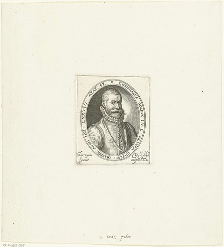 Portret van Christian van der Goes op 47-jarige leeftijd