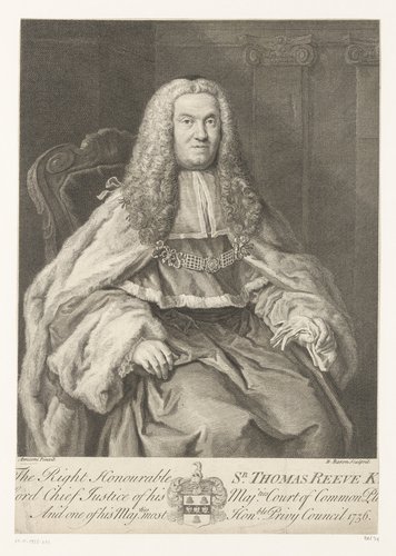 The Right Honourable Sr. Thomas Reeve K. (...)