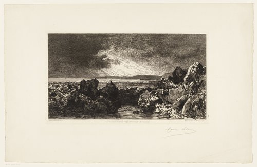 Rotskust nabij Trouville
