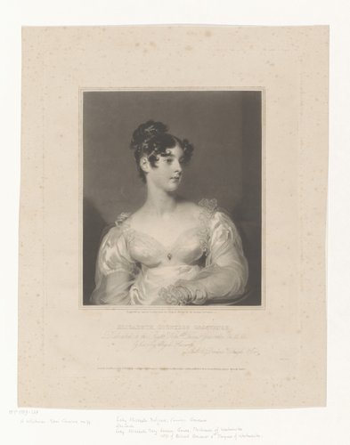 Portret van Elizabeth Leveson-Gower