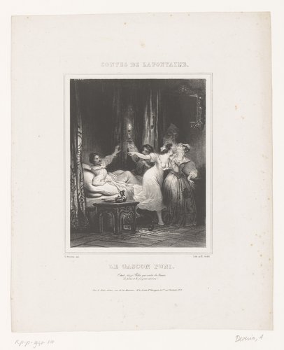 Le Gascon puni by Achille Devéria