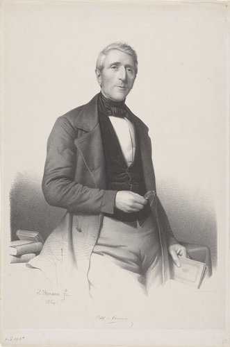 Portret van boekverkoper H. Altmann