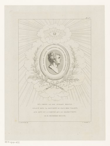 Portret van Pierre Joseph Jacques Tiberghien