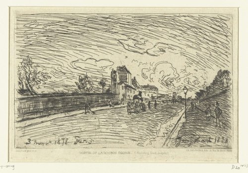 Sortie de la Maison Cochin (Faubourg Saint-Jacques)