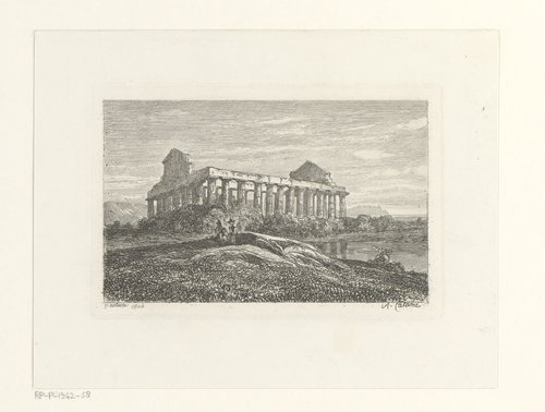 Pestum by Alexandre Calame