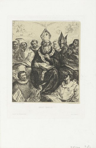 Saint Basile by Félix Bracquemond