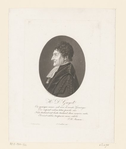 Portret van Henri Daniël Guyot