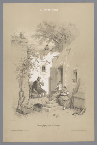 L'Album de Férogio. Études de figures dans les Paysages
