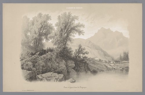 L'Album de Férogio. Études de figures dans les Paysages