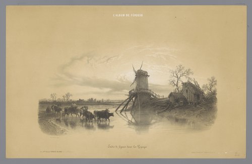 L'Album de Férogio. Études de figures dans les Paysages