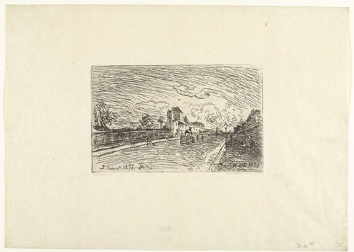 Uitgang van ziekenhuis Cochin (Faubourg Saint-Jacques, Parijs)