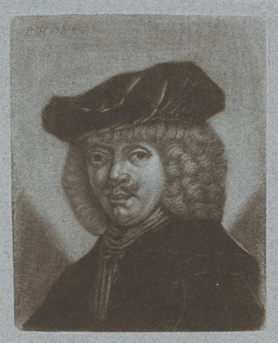 Buste van een man met een baret