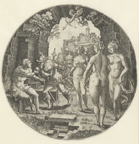 Paris oordeelt of Venus, Minerva of Juno de mooiste is