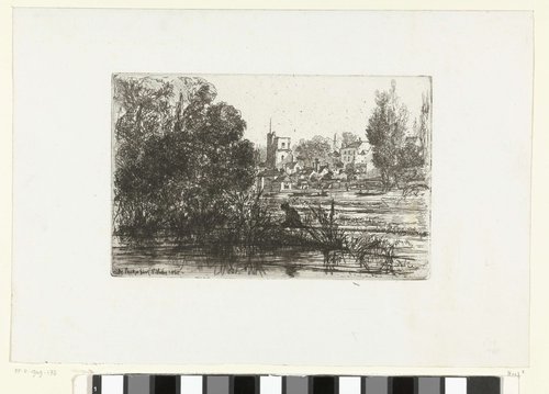 Twickenham aan de Theems by Francis Seymour-Haden (Sir)