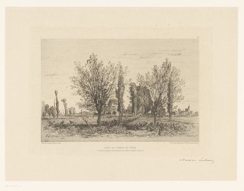 Dans les champs de Cénon.