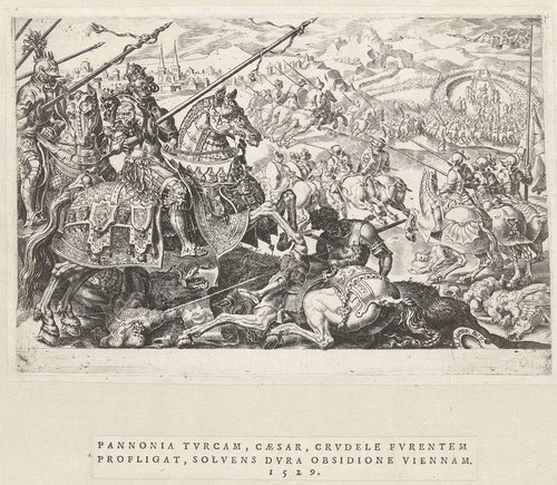 Ontzet van Wenen by Dirck Volckertsz. Coornhert