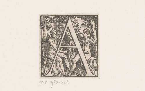 Letter A en de zondeval