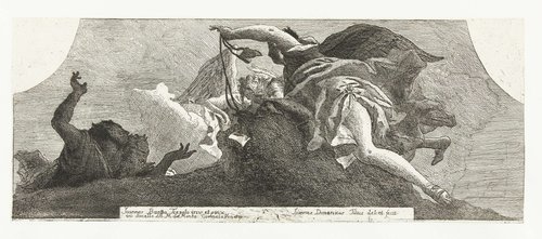 Engel met scapulier by Giovanni Domenico Tiepolo