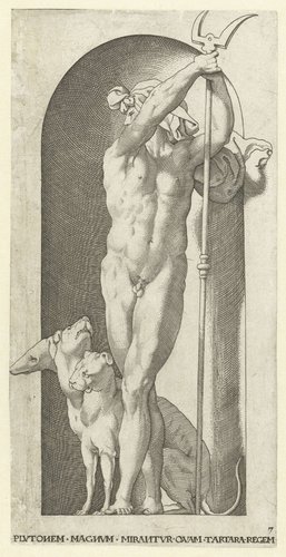 Pluto met tweetand en Cerberus