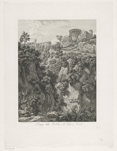 Tempy della Sivilla, e di Vesta á Tivoli